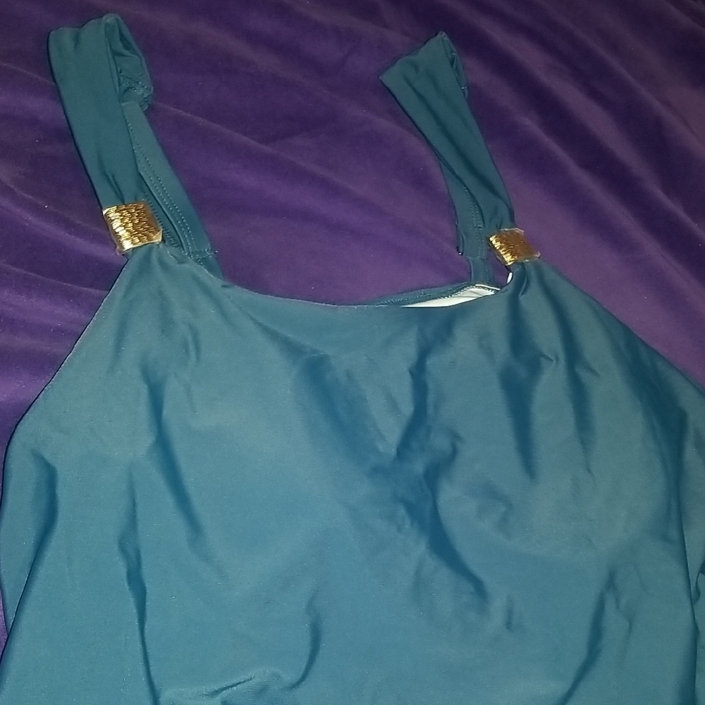 Suuksess Tropical Leaf Tankini Swimsuit Set - Picture 5 of 10